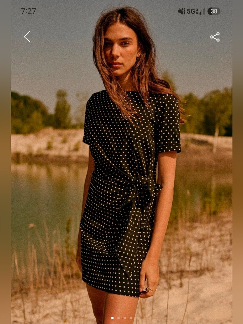 Sezane Daphne Pippa Short Dress M NWT